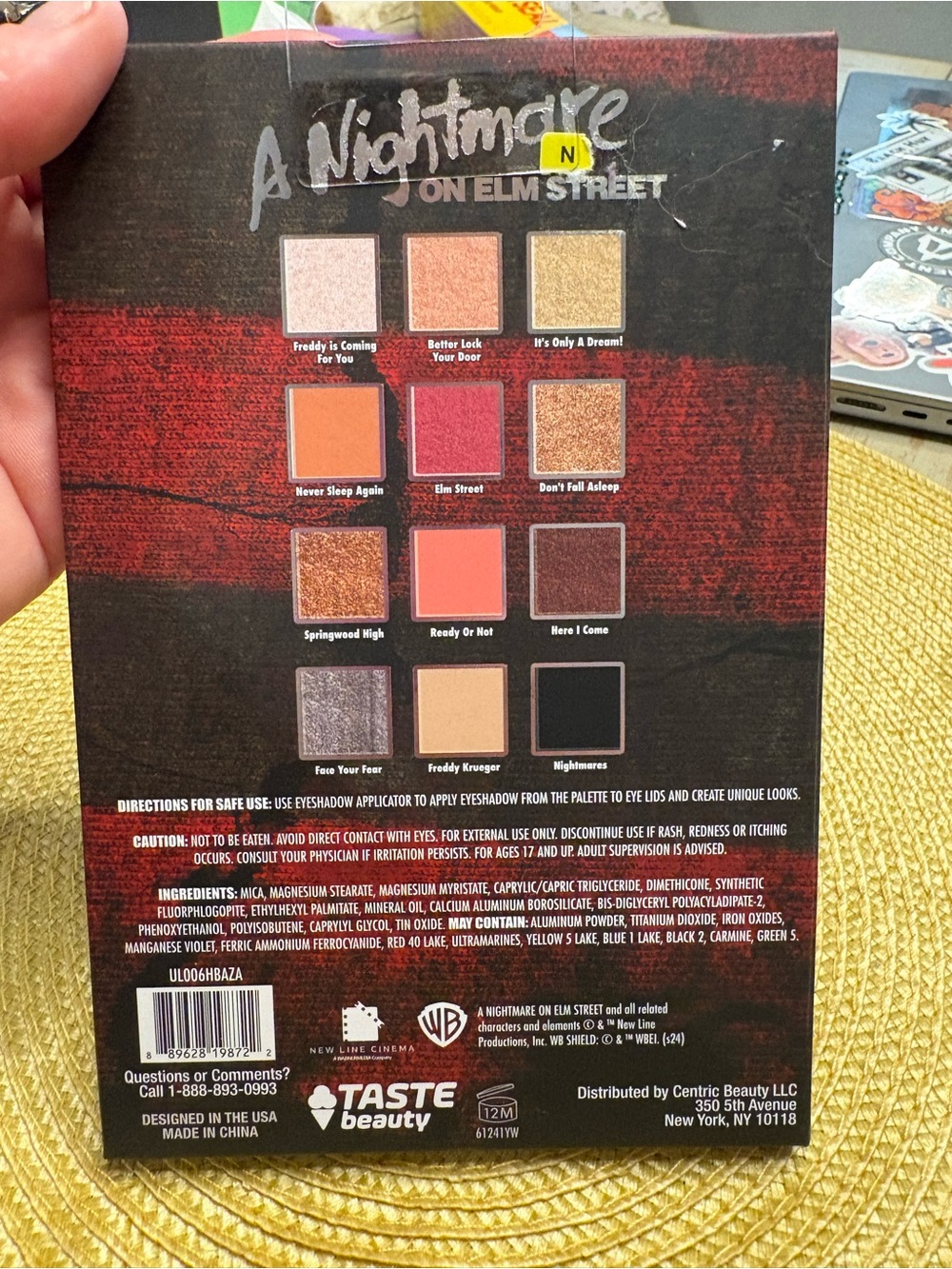 A Nightmare on Elm Street Eyeshadow Palette 🔪🌙